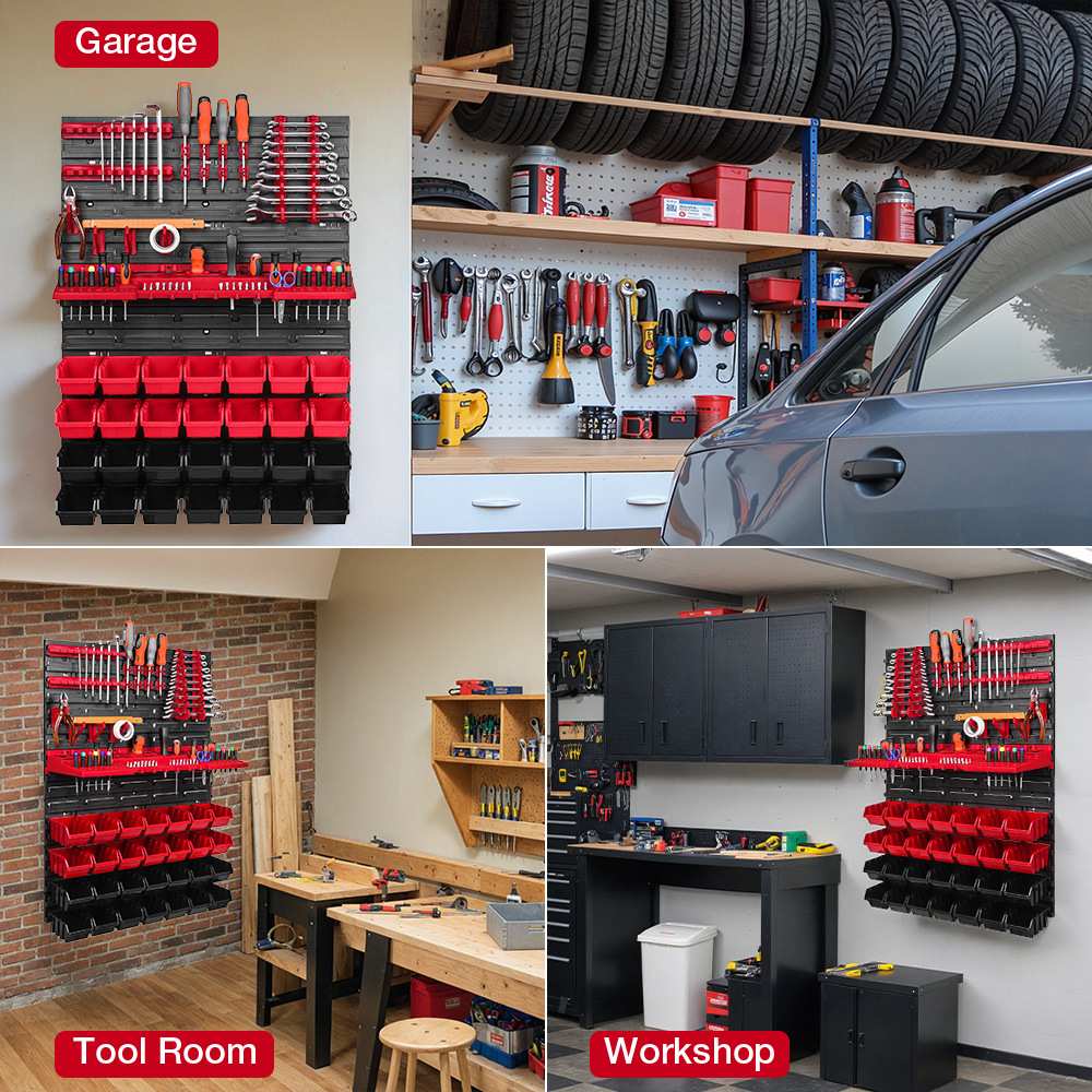 Workshop Tools Rack - Aletler Duvar Depolama Rafı Alet Tutucuları