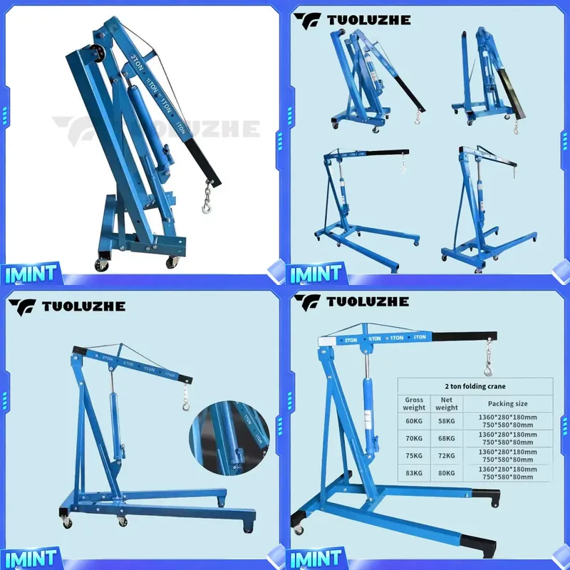 Hand Tools Mechanical Workshop - 2 Ton Katlanabilir Mavi Araba Motoru