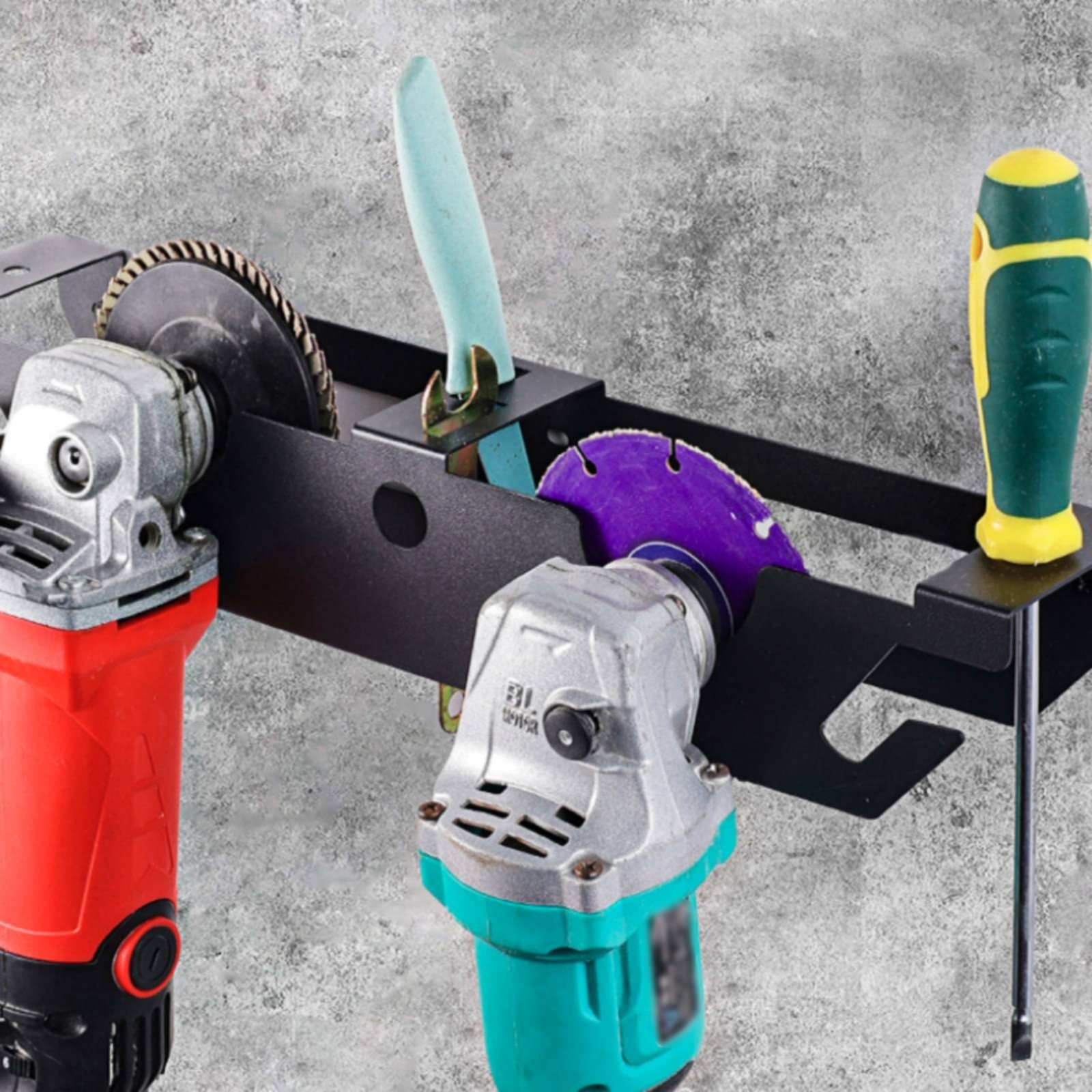 4 Bölmeli Açılı Taşlama Makine - Workshop Tools Rack incelemesi ve fiyatı