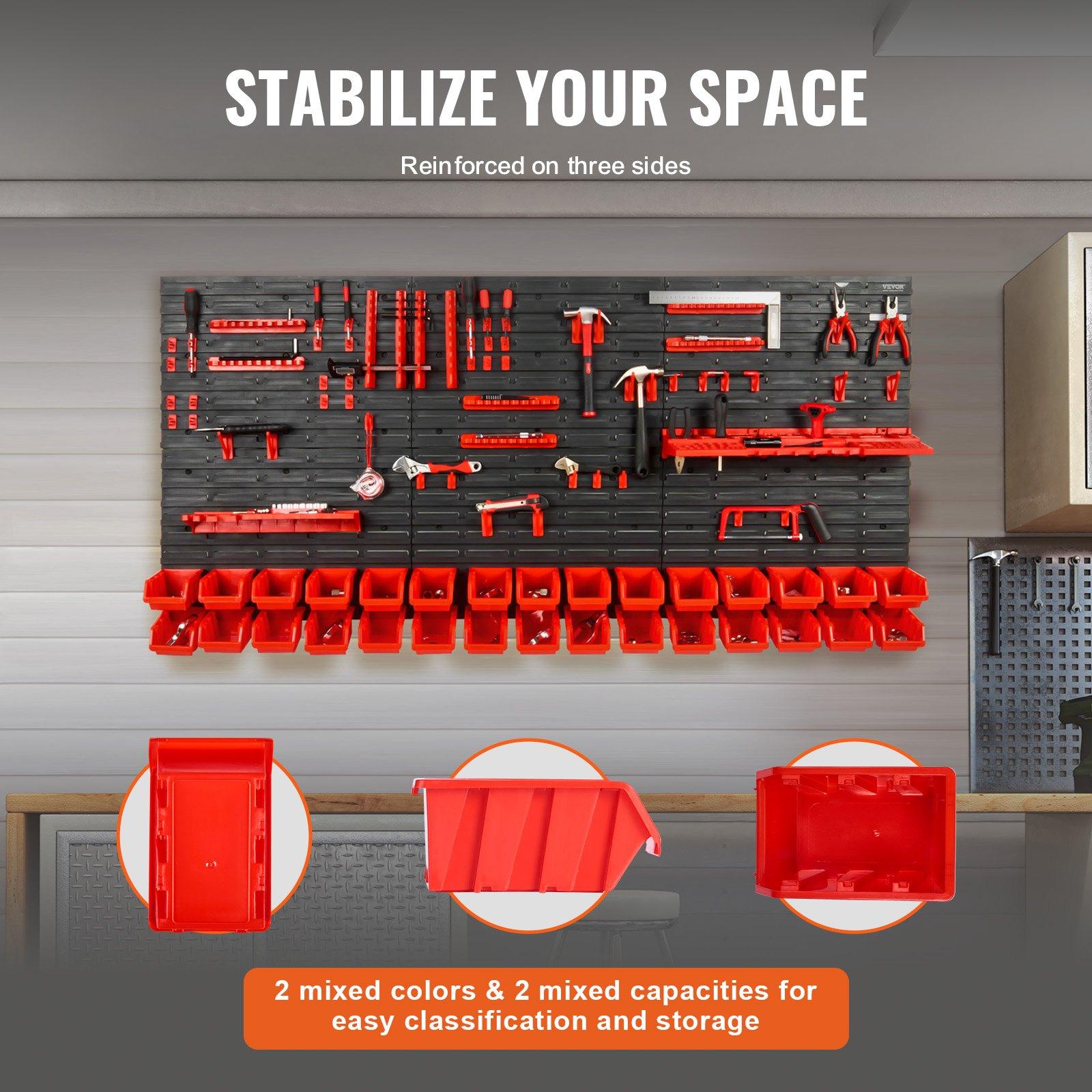 Duvara Monte Edilebilen 30 Böl - Workshop Tools Rack incelemesi ve fiyatı