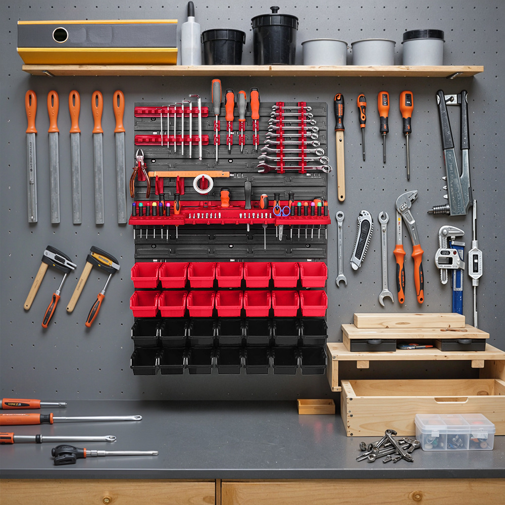 Aletler Duvar Depolama Rafı Al - Workshop Tools Rack incelemesi ve fiyatı